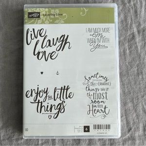Stampin’ Up! Layering Love Clear Mount Stamp Set